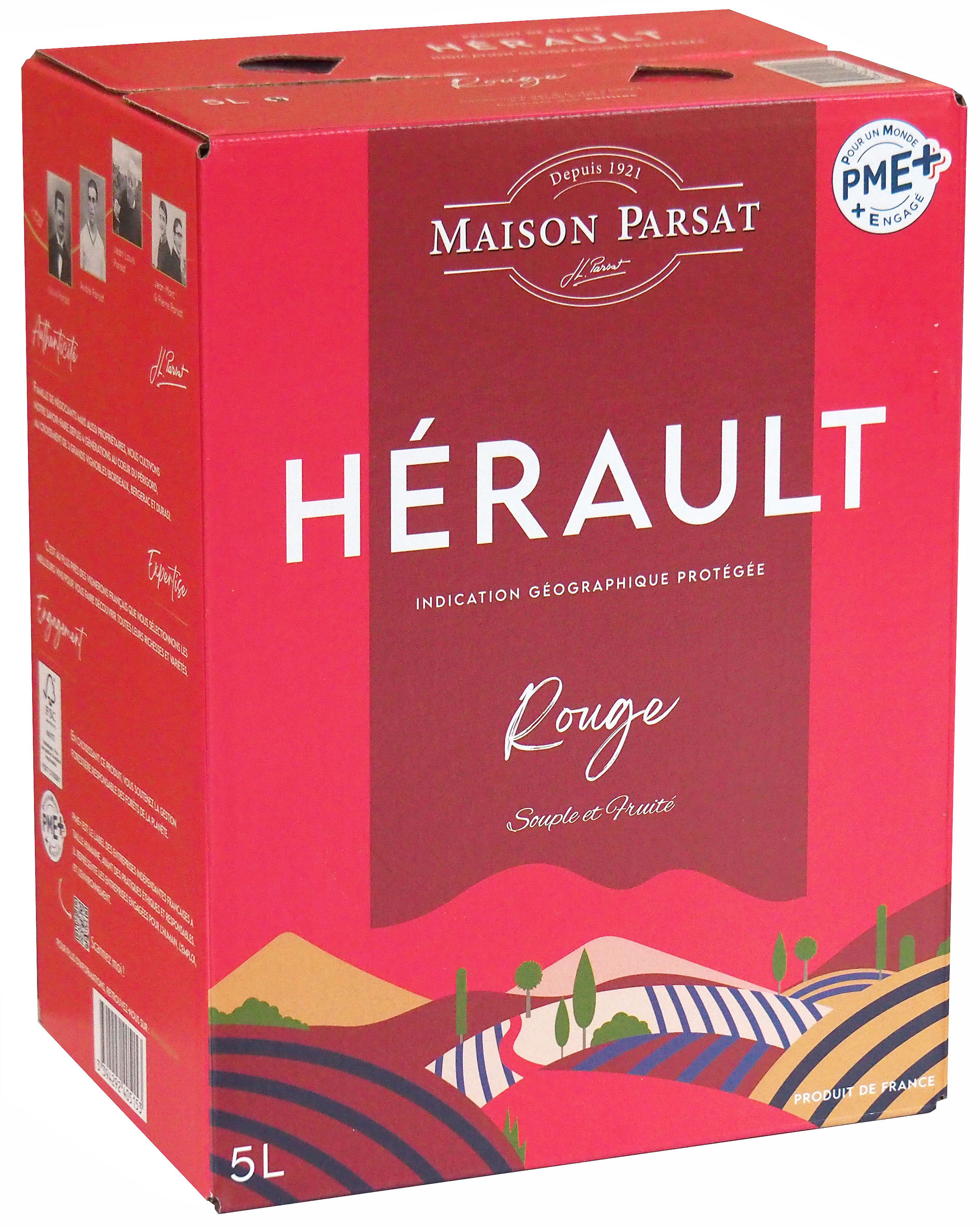 Miniature JL Parsat - IGP Hérault Rouge 
